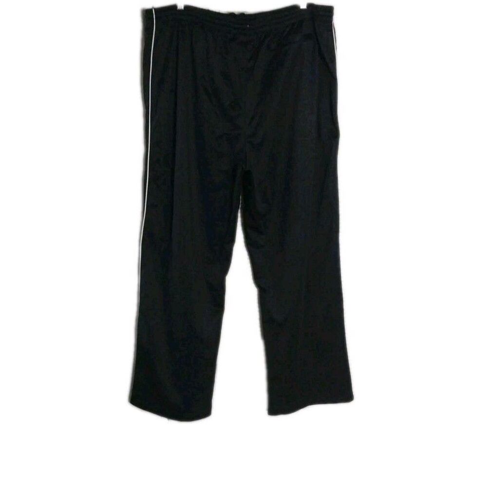 Tek Gear Mens XL Open Bottom Navy Blue Track Pant Relaxed Pockets Drawstring GUC